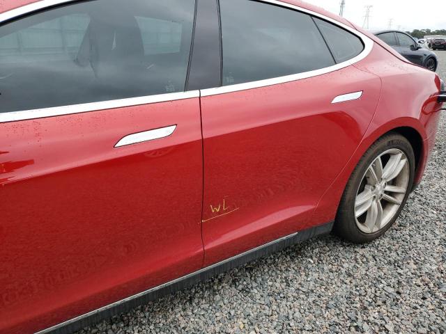 5YJSA1E20GF128787 - 2016 TESLA MODEL S RED photo 12