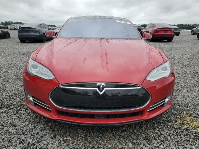 5YJSA1E20GF128787 - 2016 TESLA MODEL S RED photo 5