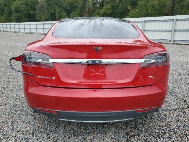 5YJSA1E20GF128787 - 2016 TESLA MODEL S RED photo 6