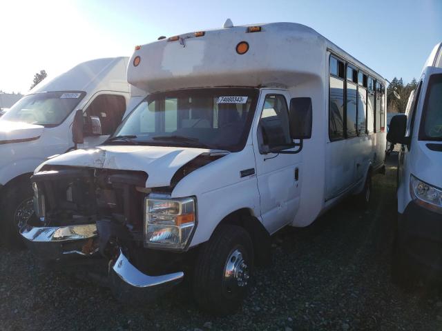 1FDFE4FS8ADA78950 - 2010 FORD ECONOLINE E450 SUPER DUTY CUTAWAY VAN WHITE photo 1