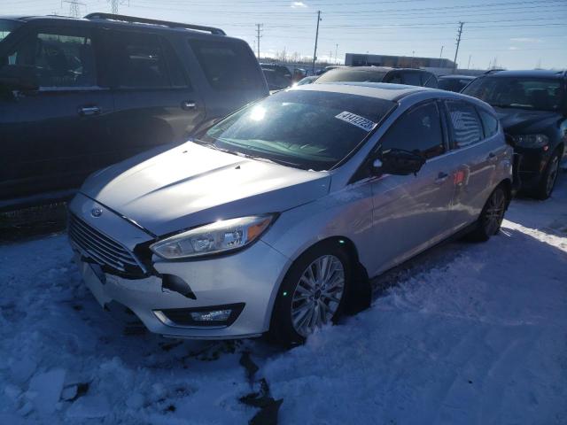 1FADP3N25FL209644 - 2015 FORD FOCUS TITANIUM SILVER photo 1