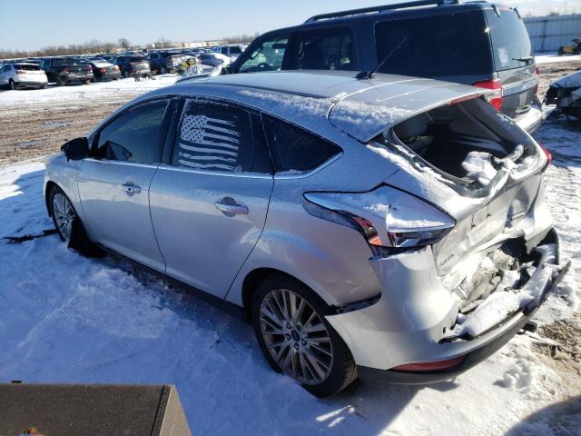 1FADP3N25FL209644 - 2015 FORD FOCUS TITANIUM SILVER photo 2