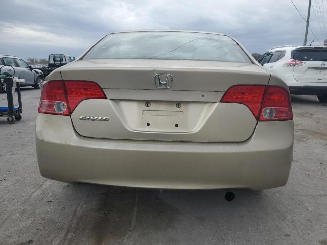 1HGFA16847L046354 - 2007 HONDA CIVIC EX GOLD photo 6