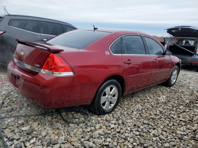 2G1WT58K579394334 - 2007 CHEVROLET IMPALA LT RED photo 3