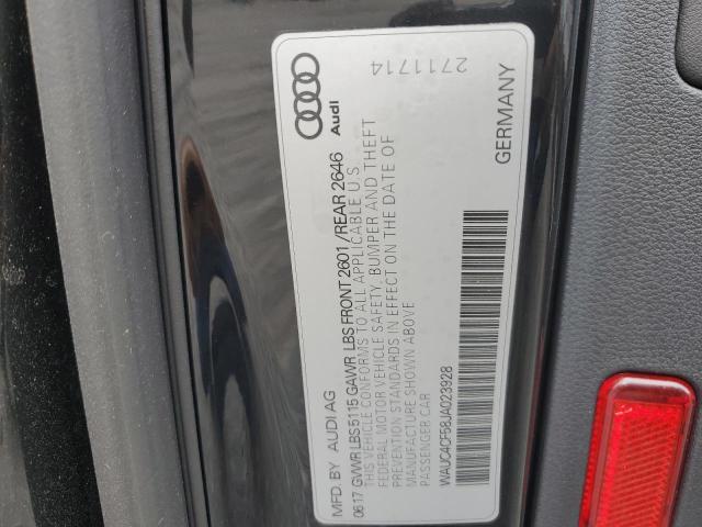 WAUC4CF58JA023928 - 2018 AUDI S5 PRESTIGE BLACK photo 13