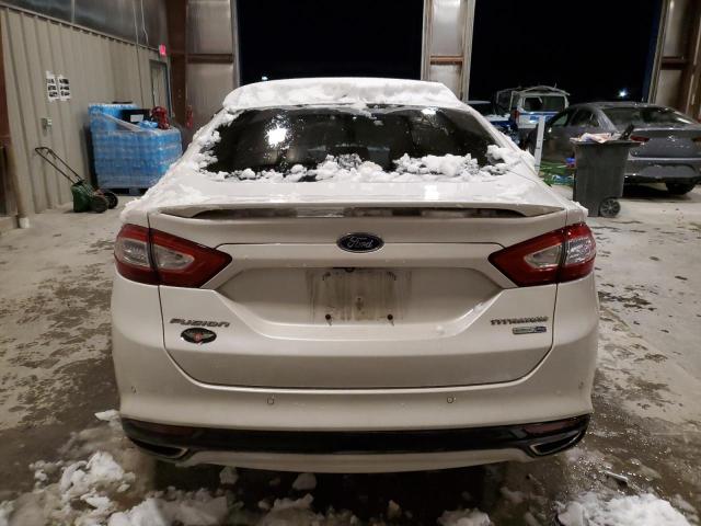 3FA6P0D97ER121846 - 2014 FORD FUSION TITANIUM WHITE photo 6