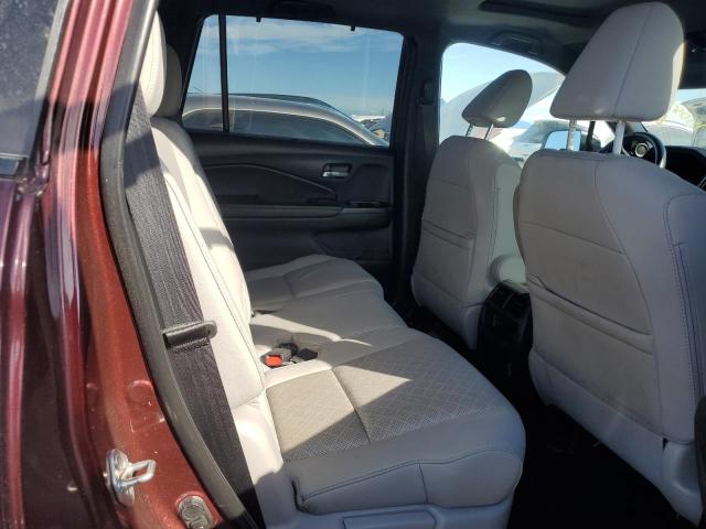 5FNYF7H56MB001445 - 2021 HONDA PASSPORT EXL BURGUNDY photo 10