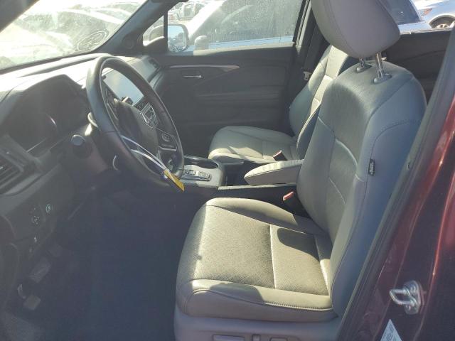 5FNYF7H56MB001445 - 2021 HONDA PASSPORT EXL BURGUNDY photo 7