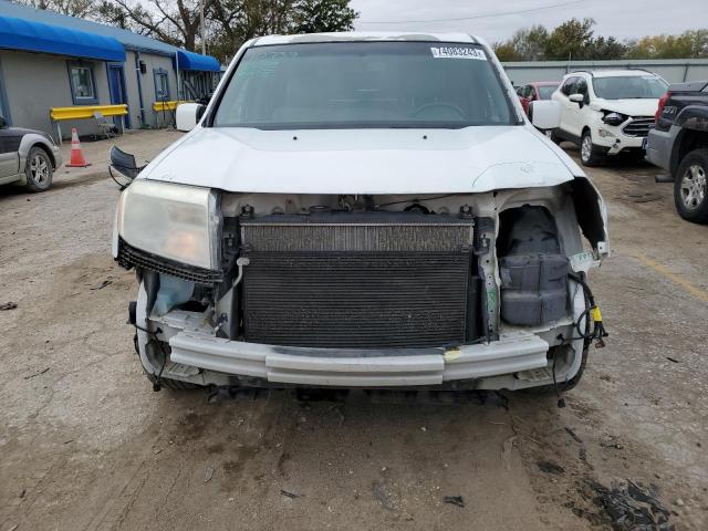 5FNYF3H54FB003609 - 2015 HONDA PILOT EXL WHITE photo 5