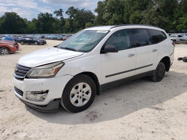 1GNKRFED2GJ308635 - 2016 CHEVROLET TRAVERSE LS WHITE photo 1