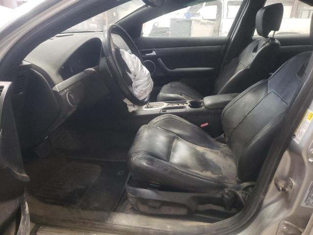 6G2ER57709L192308 - 2009 PONTIAC G8 SILVER photo 7