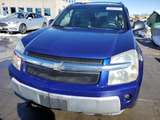 2CNDL63FX56177435 - 2005 CHEVROLET EQUINOX LT BLUE photo 5