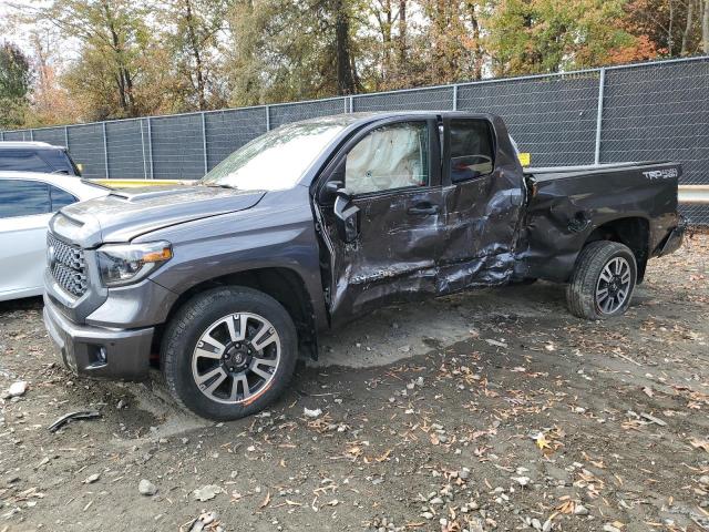 5TFUY5F14KX811463 - 2019 TOYOTA TUNDRA DOUBLE CAB SR/SR5 GRAY photo 1