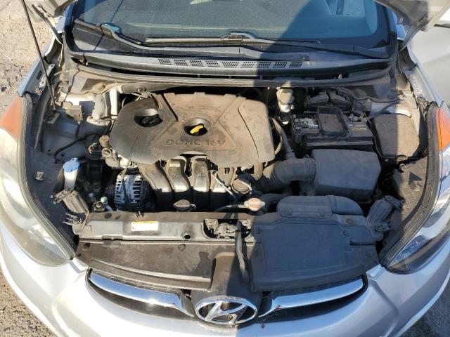 5NPDH4AE3CH106722 - 2012 HYUNDAI ELANTRA GLS SILVER photo 11