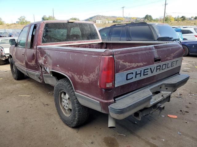 2GECK19K1P1121774 - 1993 CHEVROLET PICKUP 150 MAROON photo 2