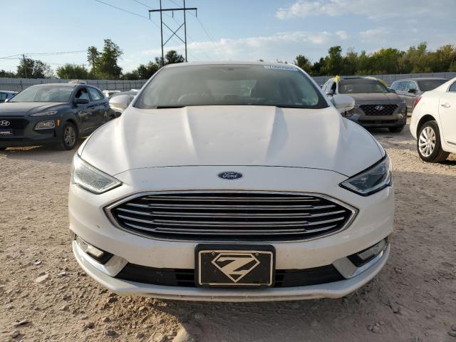 3FA6P0RU6HR260982 - 2017 FORD FUSION TITANIUM HEV WHITE photo 5