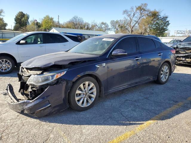 5XXGU4L32GG018444 - 2016 KIA OPTIMA EX BLUE photo 1