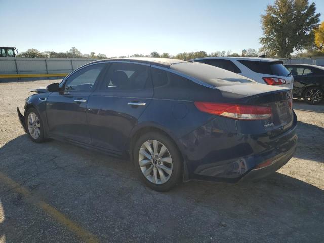 5XXGU4L32GG018444 - 2016 KIA OPTIMA EX BLUE photo 2