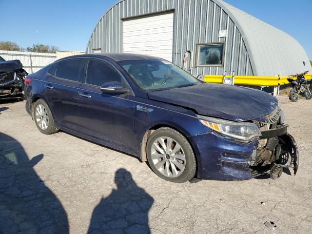 5XXGU4L32GG018444 - 2016 KIA OPTIMA EX BLUE photo 4