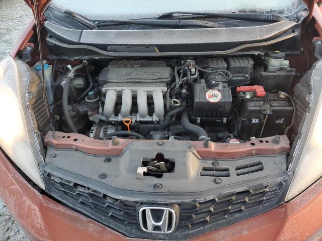 JHMGE8H57CC020729 - 2012 HONDA FIT SPORT ORANGE photo 11