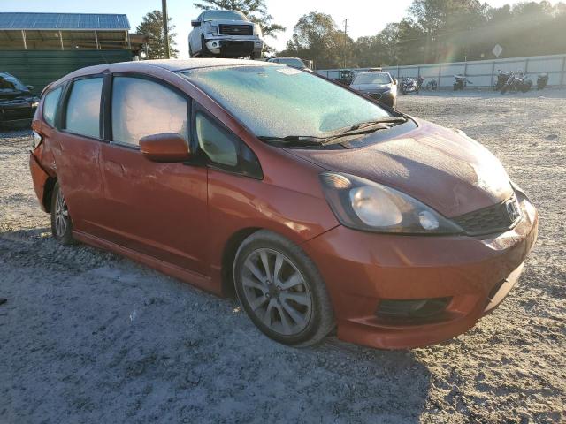 JHMGE8H57CC020729 - 2012 HONDA FIT SPORT ORANGE photo 4