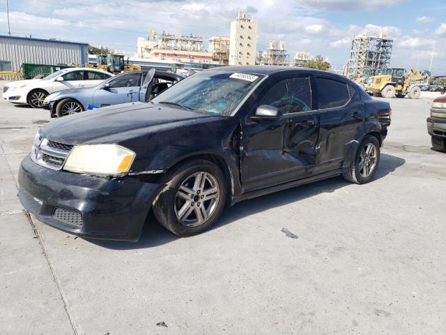 1C3CDZCB9CN182103 - 2012 DODGE AVENGER SXT BLACK photo 1