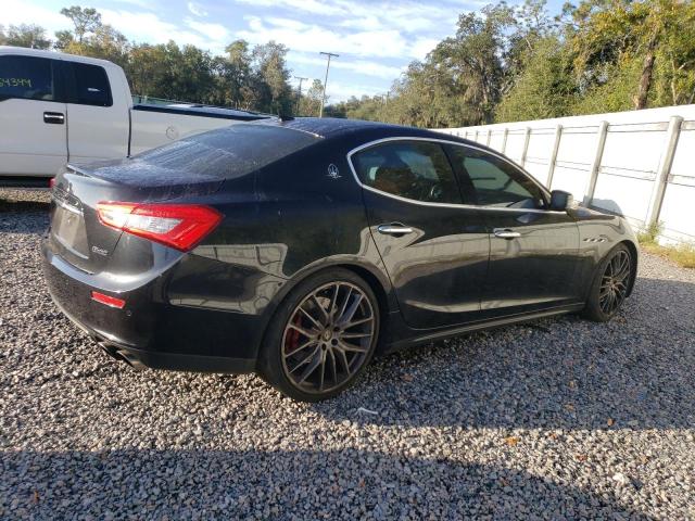 ZAM57RTA9E1093575 - 2014 MASERATI GHIBLI S BLACK photo 3