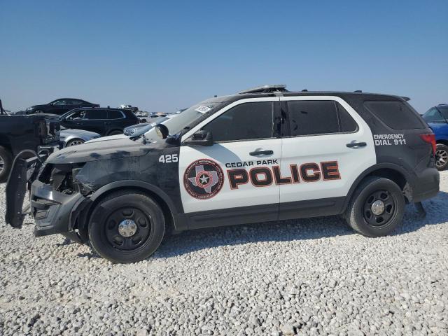 1FM5K8ARXJGB46518 - 2018 FORD EXPLORER POLICE INTERCEPTOR BLACK photo 1