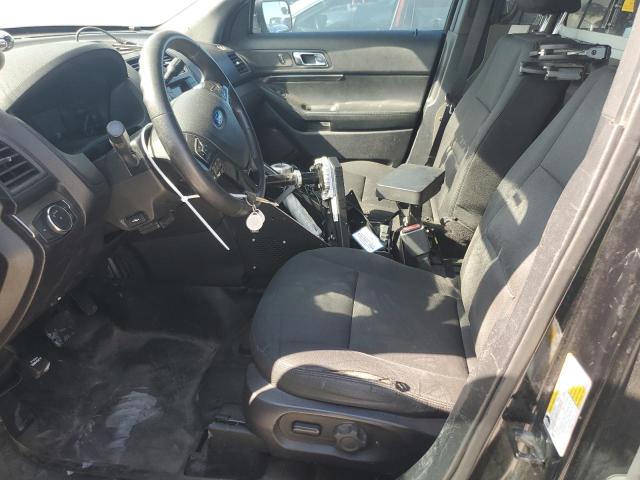 1FM5K8ARXJGB46518 - 2018 FORD EXPLORER POLICE INTERCEPTOR BLACK photo 7