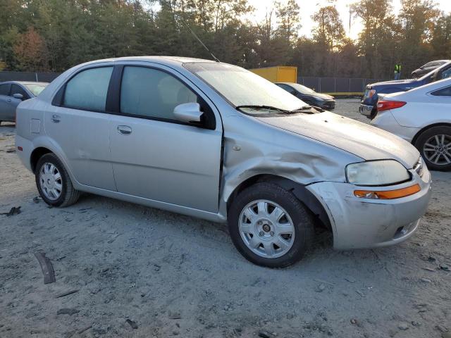 KL1TD52665B378018 - 2005 CHEVROLET AVEO BASE SILVER photo 4