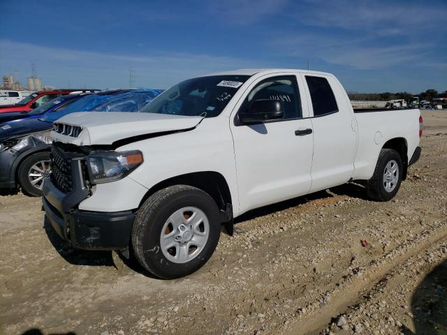 5TFRY5F13MX273749 - 2021 TOYOTA TUNDRA DOUBLE CAB SR/SR5 WHITE photo 1