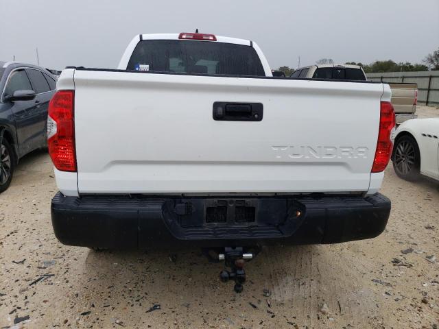 5TFRY5F13MX273749 - 2021 TOYOTA TUNDRA DOUBLE CAB SR/SR5 WHITE photo 6