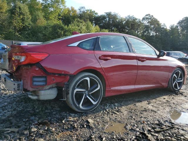 1HGCV1F39KA027024 - 2019 HONDA ACCORD SPORT RED photo 3