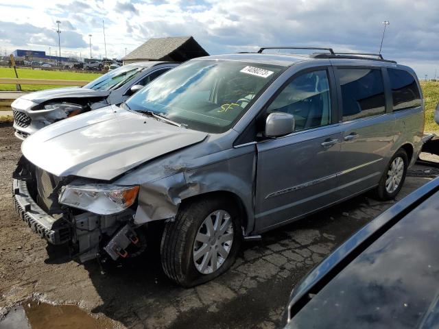 2C4RC1BG1ER311254 - 2014 CHRYSLER TOWN & COU TOURING SILVER photo 1