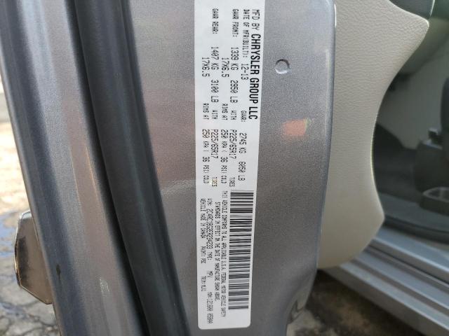 2C4RC1BG1ER311254 - 2014 CHRYSLER TOWN & COU TOURING SILVER photo 14