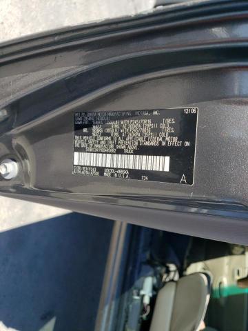 5TBRT34116S483662 - 2006 TOYOTA TUNDRA ACCESS CAB SR5 GRAY photo 12