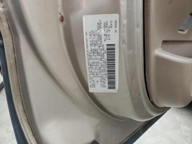 4T3ZF19C12U455513 - 2002 TOYOTA SIENNA CE BEIGE photo 14