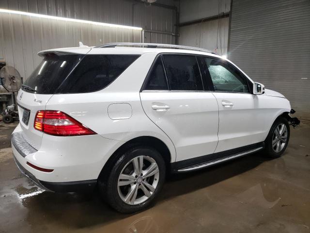 4JGDA5HBXEA313944 - 2014 MERCEDES-BENZ ML 350 4MATIC WHITE photo 3