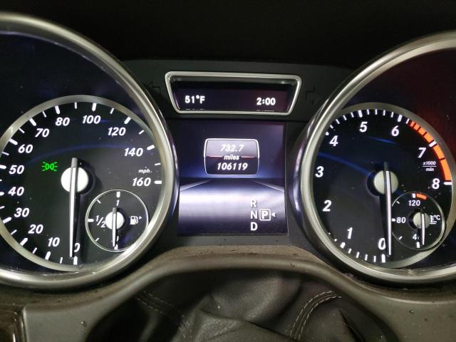 4JGDA5HBXEA313944 - 2014 MERCEDES-BENZ ML 350 4MATIC WHITE photo 9