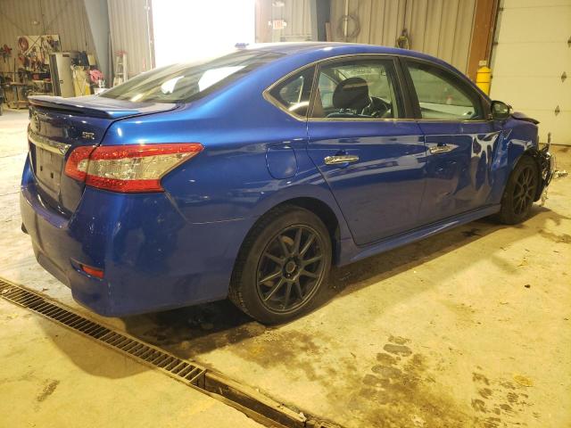 3N1AB7AP4FY283586 - 2015 NISSAN SENTRA S BLUE photo 3