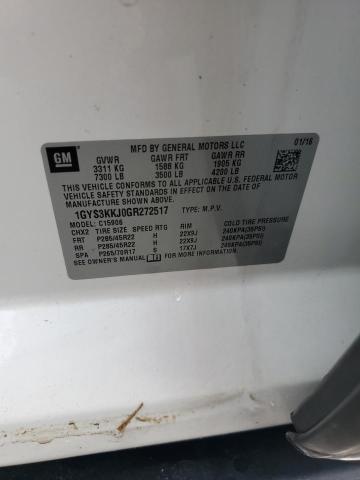 1GYS3KKJ0GR272517 - 2016 CADILLAC ESCALADE ESV PLATINUM Ақ фото 13