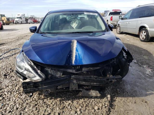 3N1AB7AP6JL621690 - 2018 NISSAN SENTRA S BLUE photo 5