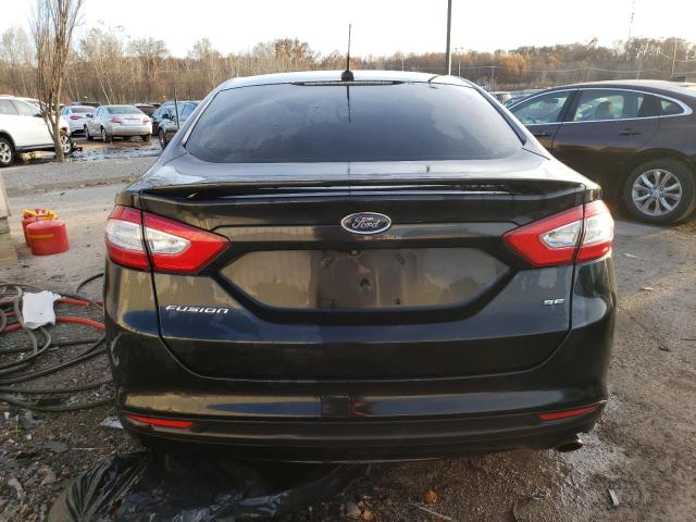 3FA6P0H70FR117857 - 2015 FORD FUSION SE BLACK photo 6