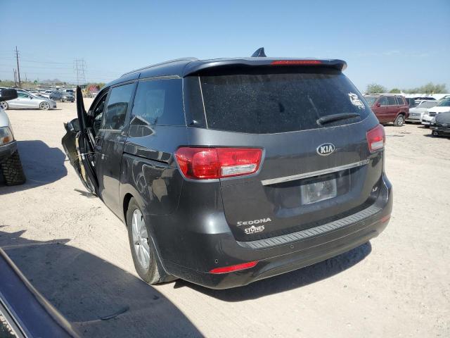 KNDMB5C11H6339467 - 2017 KIA SEDONA LX GRAY photo 2