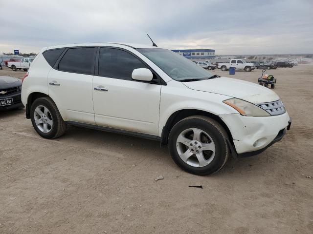 JN8AZ08W33W217194 - 2003 NISSAN MURANO SL WHITE photo 4