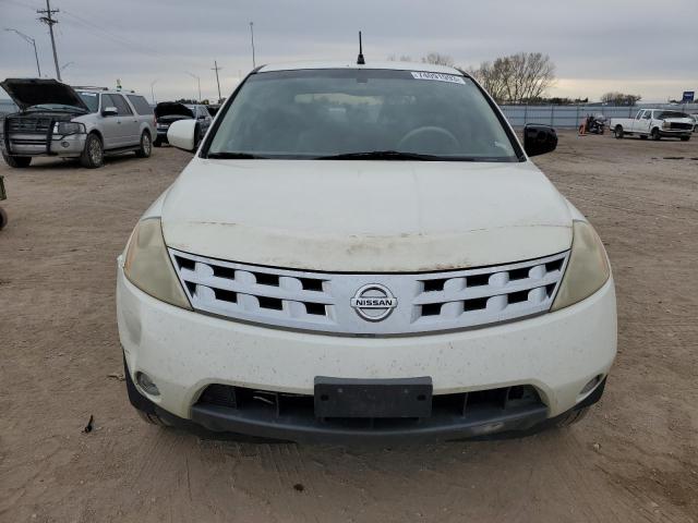 JN8AZ08W33W217194 - 2003 NISSAN MURANO SL WHITE photo 5