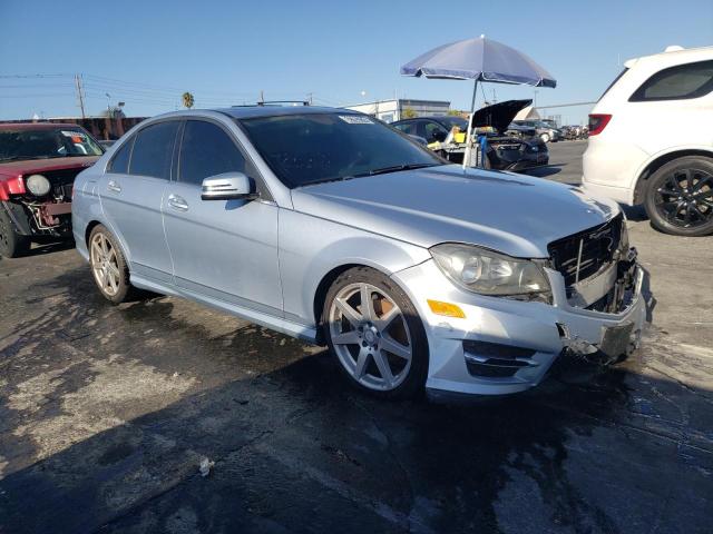 WDDGF4HB9EG247404 - 2014 MERCEDES-BENZ C 250 SILVER photo 4