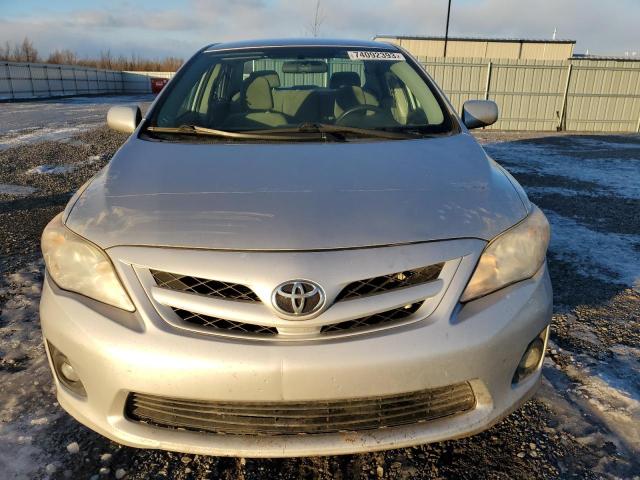 2T1BU4EE2BC645301 - 2011 TOYOTA COROLLA BASE SILVER photo 5