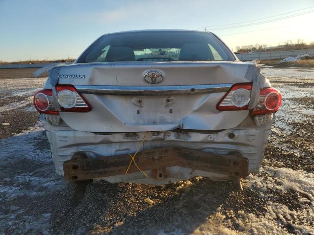 2T1BU4EE2BC645301 - 2011 TOYOTA COROLLA BASE SILVER photo 6