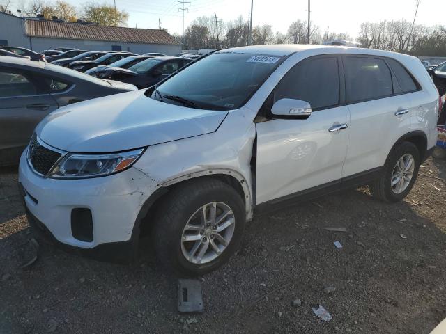 5XYKT3A64FG661375 - 2015 KIA SORENTO LX WHITE photo 1